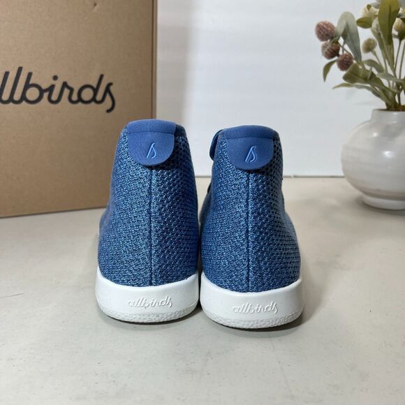 AllBirds Tree Topper Sneakers Lace Up High Top Casual Shoes Blue Men\'s US 7 NWB main image 7